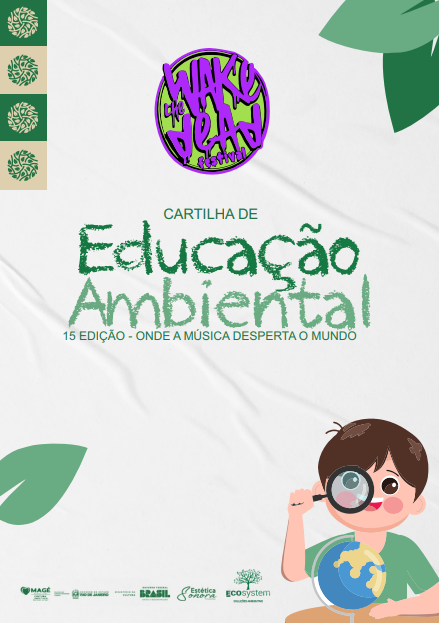 Capa da Cartilha de Educação Ambiental do Wake the Dead Festival