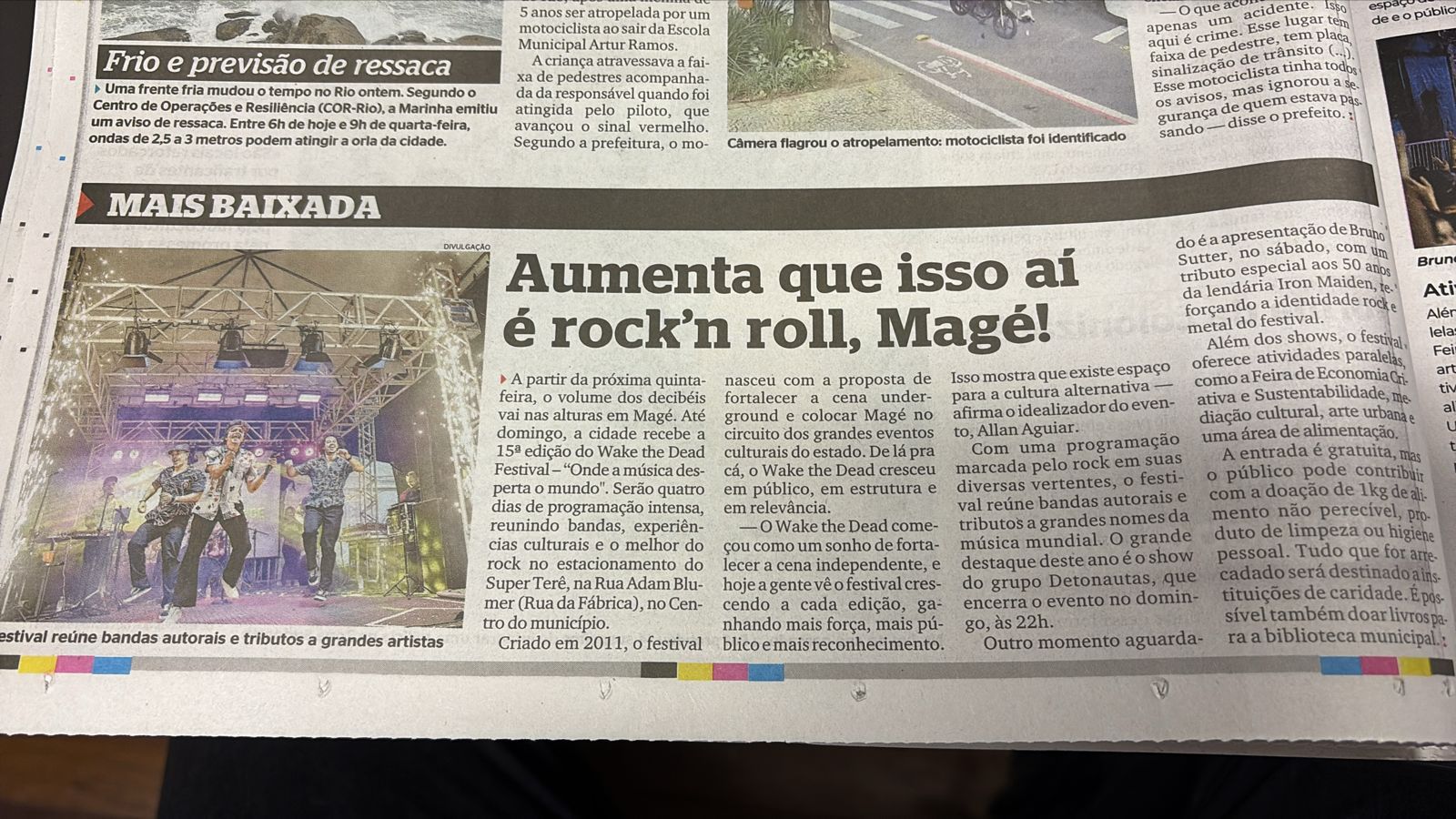 Matéria no Jornal Extra